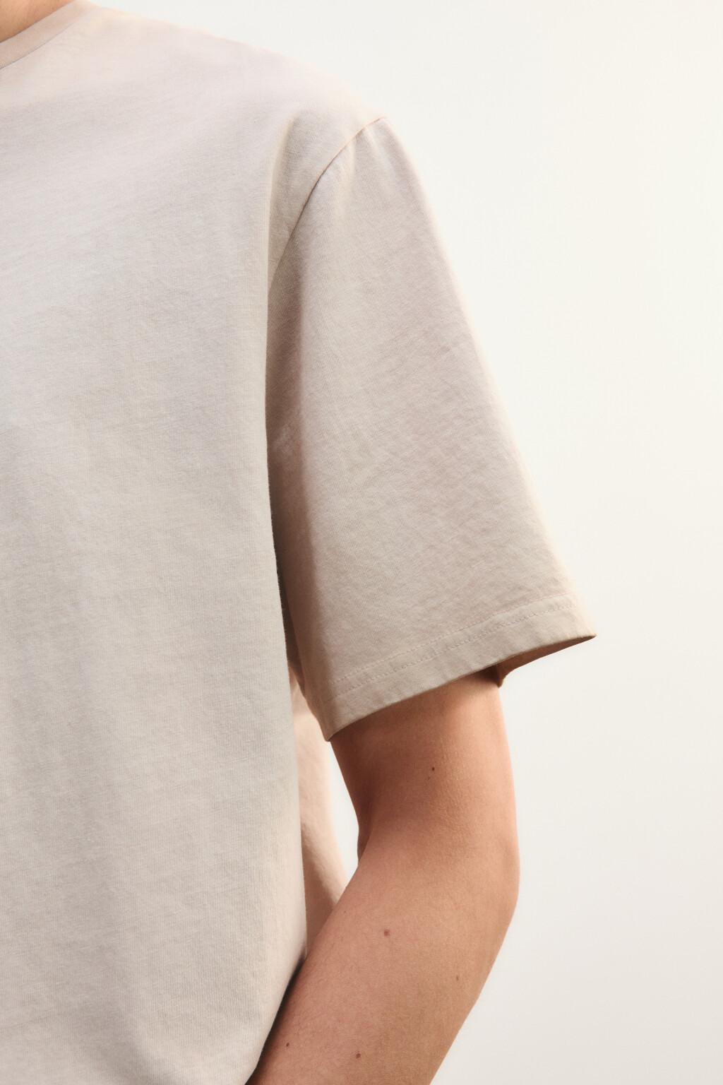 Футболка вареная с принтом - цвет серый - 7