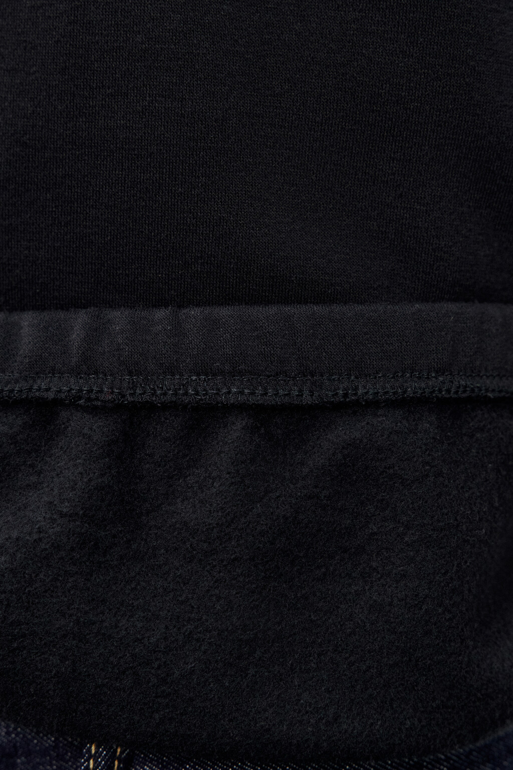 Толстовка утепленная с воротником - цвет черный - 7