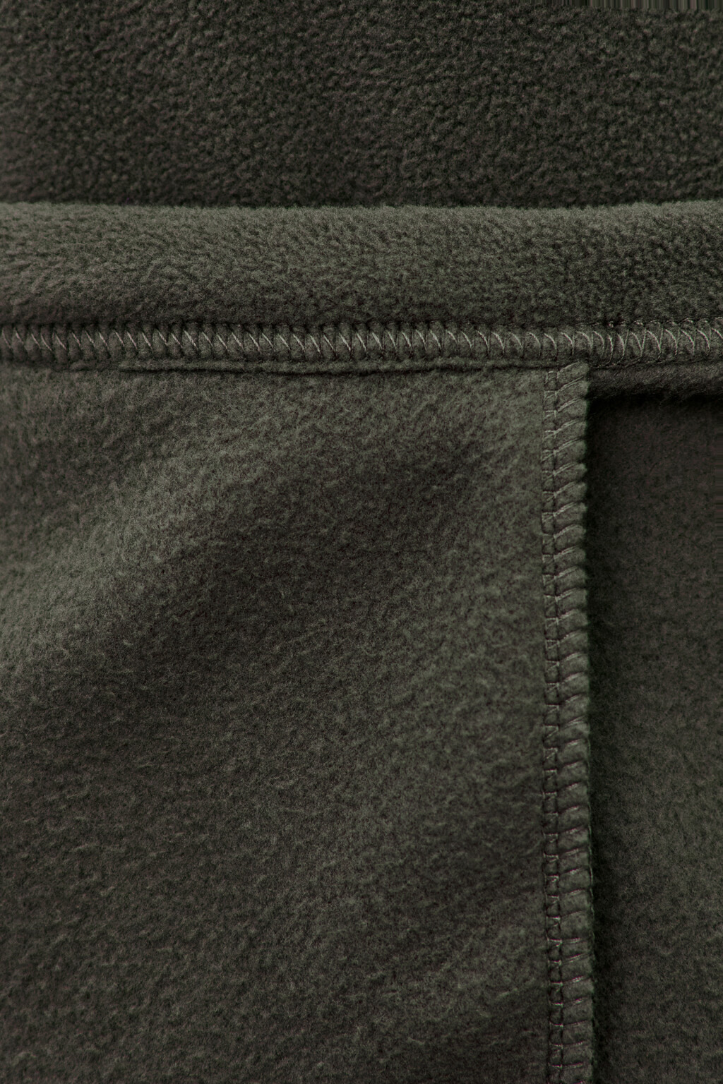 Худи с флисовым утеплителем - цвет зеленый - 7