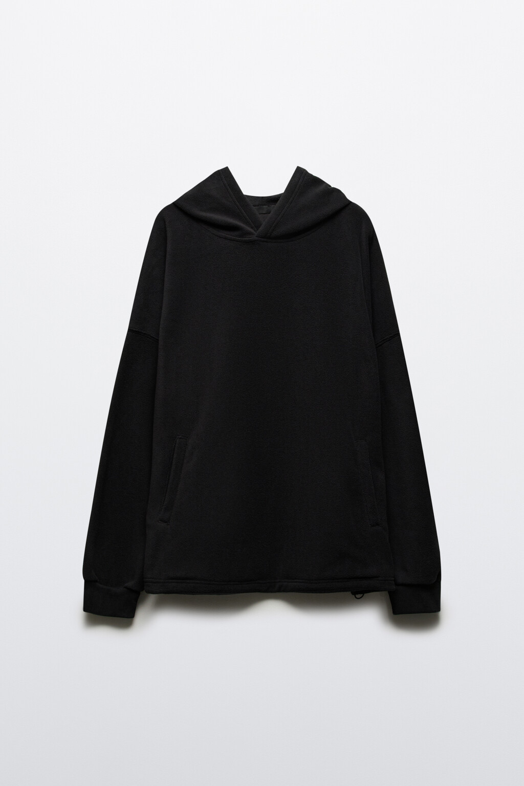 Худи с флисовым утеплителем - цвет черный - 8