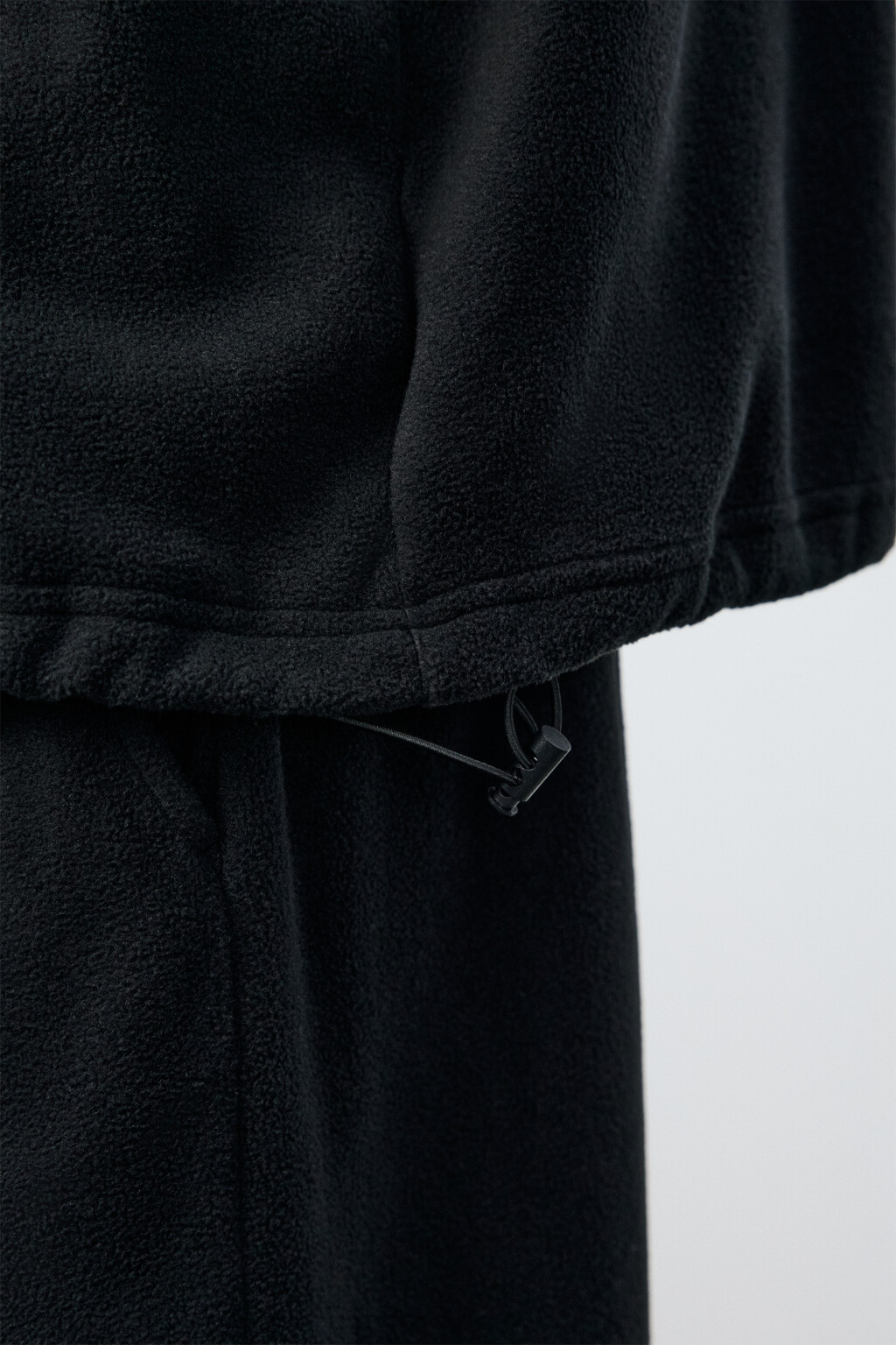 Худи с флисовым утеплителем - цвет черный - 6