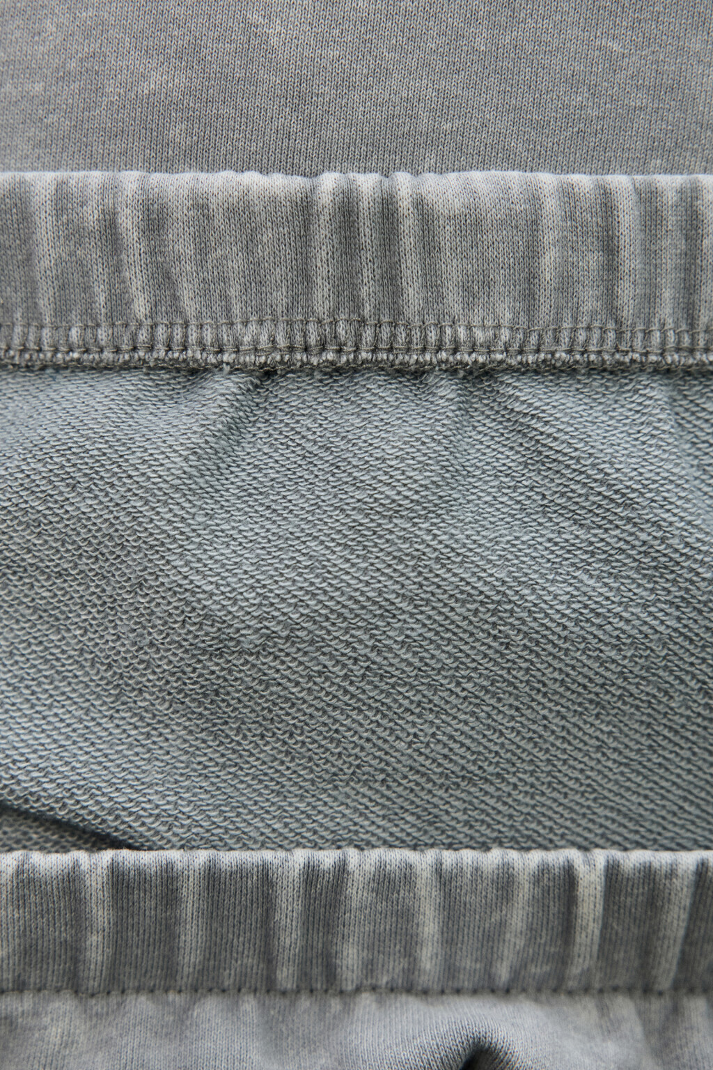 Толстовка на молнии с вареным эффектом - цвет серый - 7