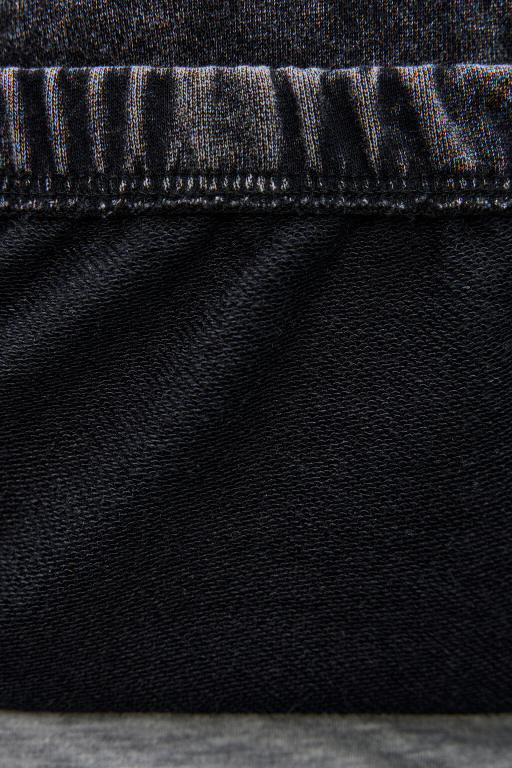 Толстовка на молнии с вареным эффектом - цвет черный - 7