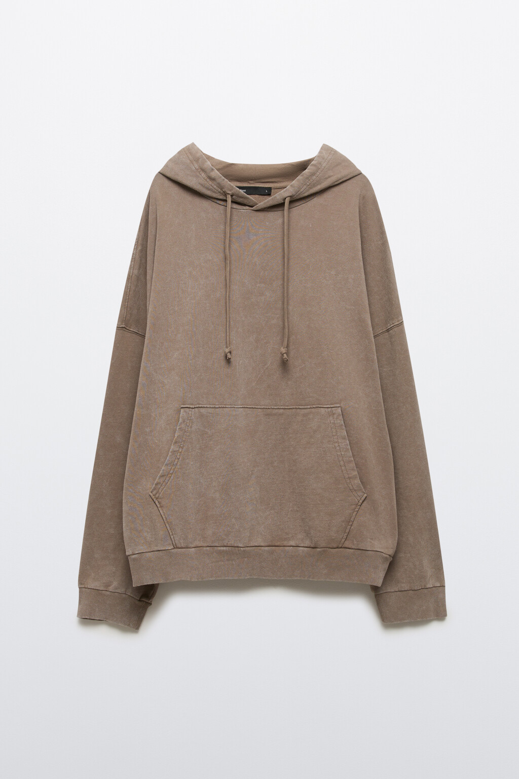 Худи оверсайз с капюшоном - цвет коричневый - 8