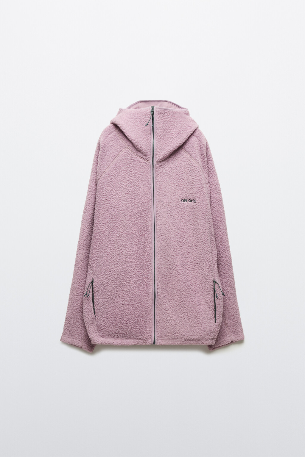 Худи флисовая с капюшоном-балаклавой - цвет розовый - 10