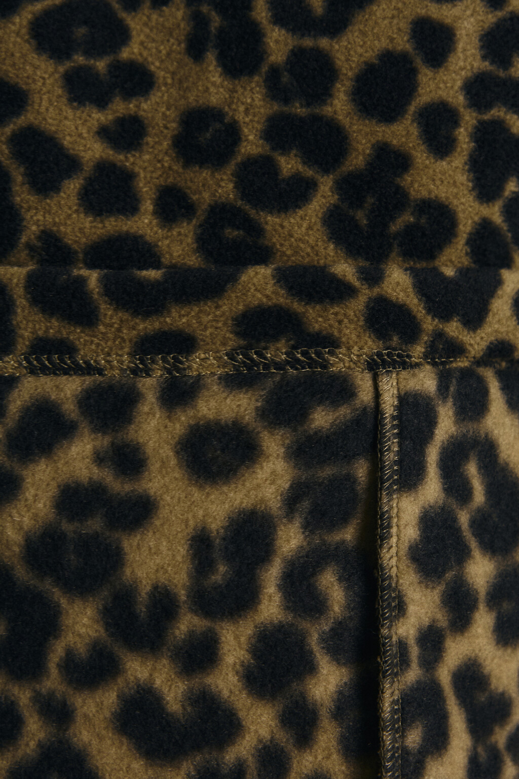 Толстовка на молнии флисовая с принтом - цвет зеленый - 8