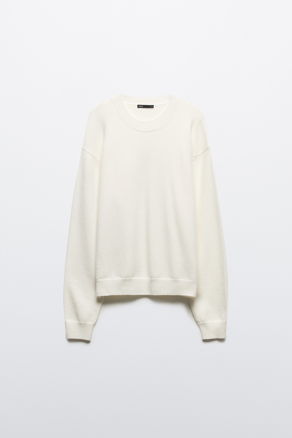 Джемпер из тонкого вязаного трикотажа - цвет белый - 7