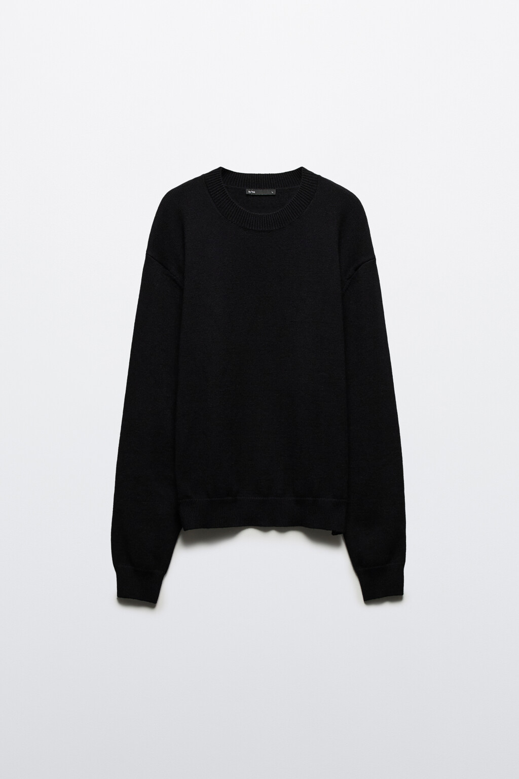 Джемпер из тонкого вязаного трикотажа - цвет черный - 8