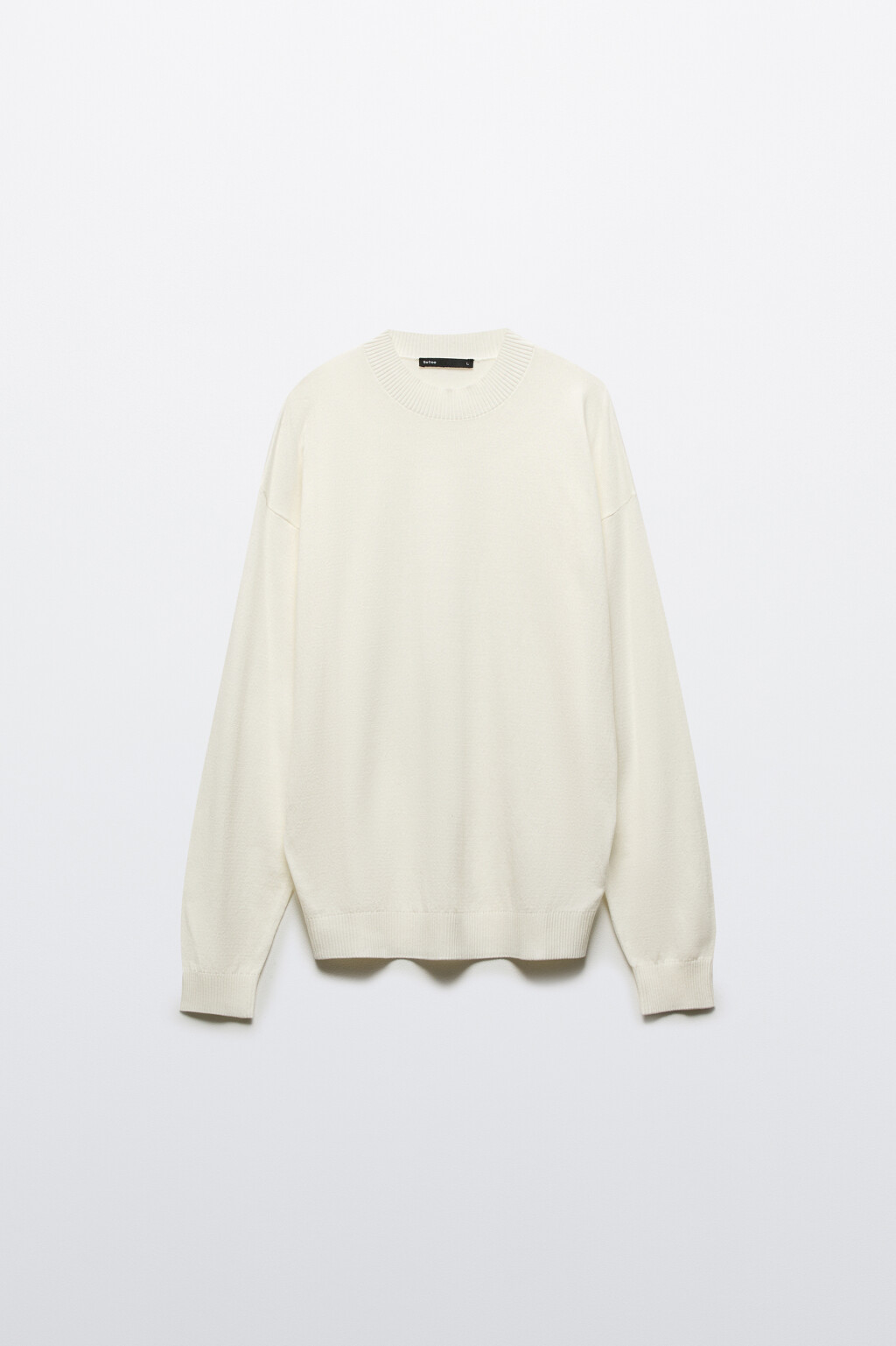 Джемпер тонкий вязаный - цвет белый - 7