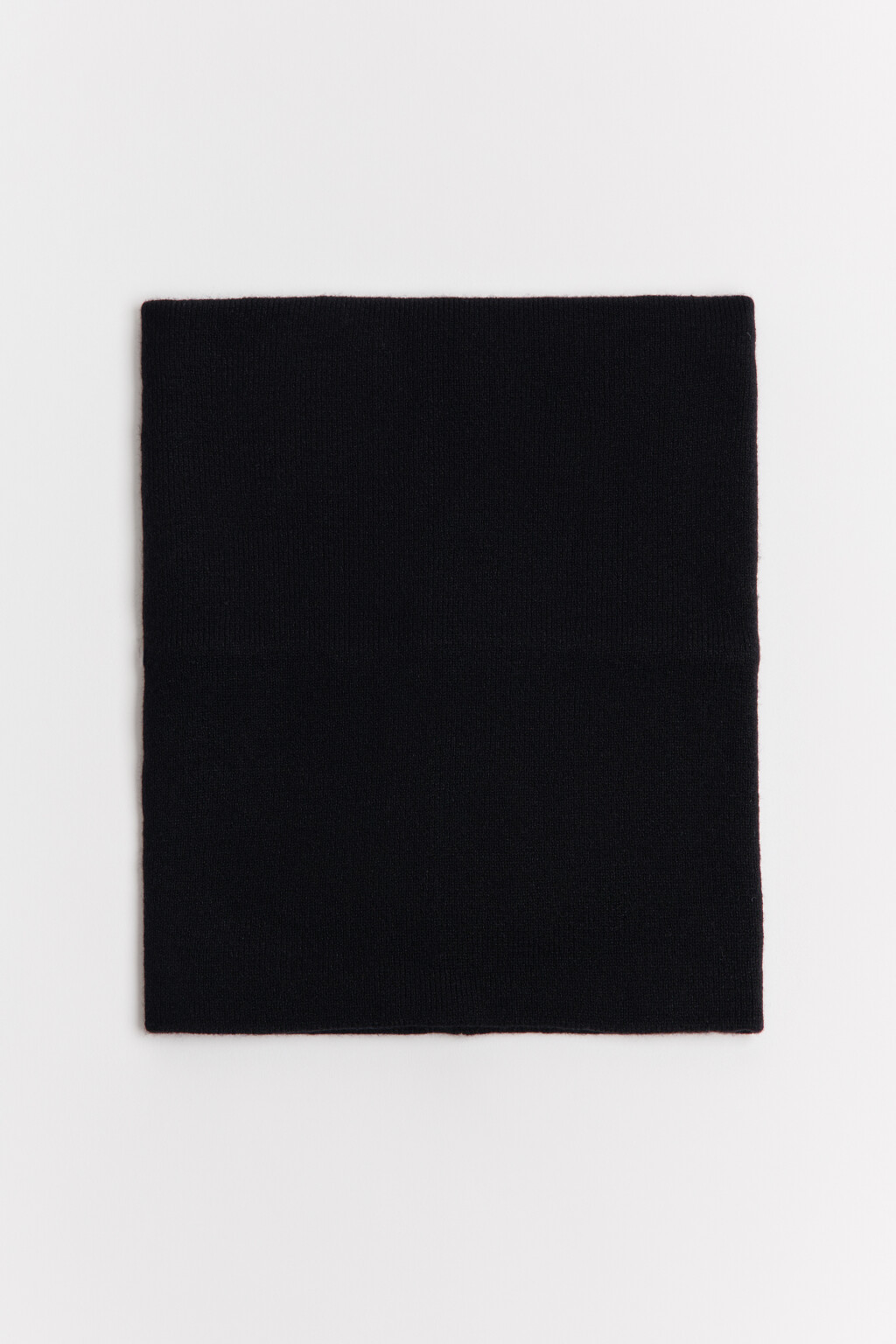 Шарф-снуд облегающий - цвет черный - 5