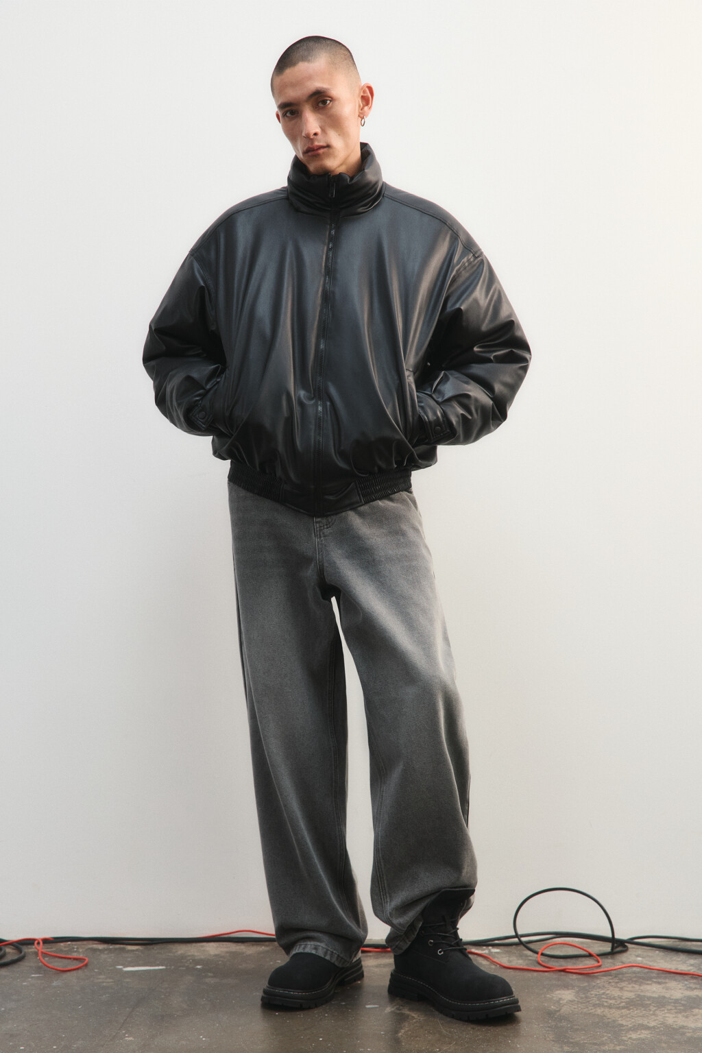 Ботинки кожаные с утеплением - цвет черный - 3