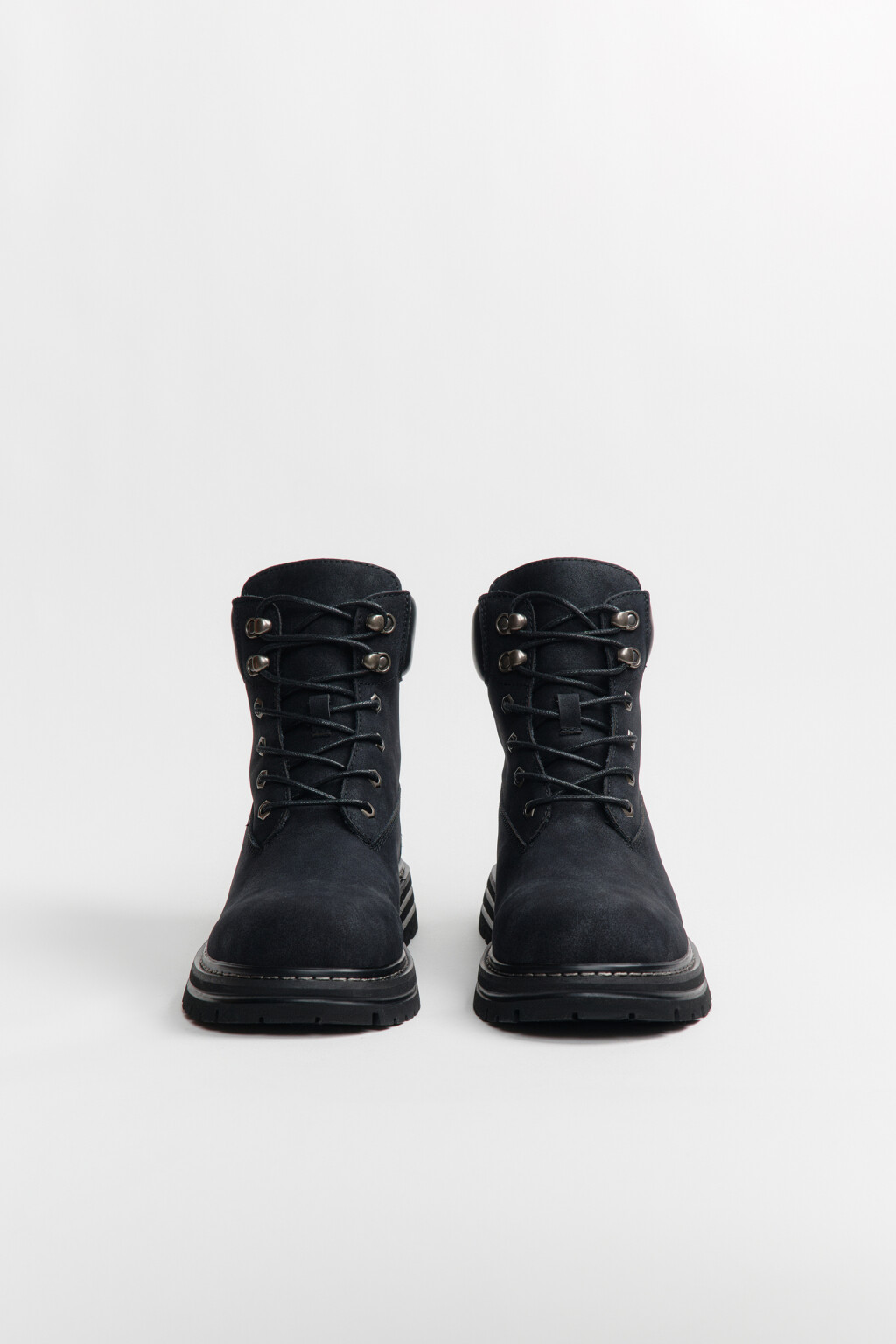 Ботинки кожаные с утеплением - цвет черный - 6