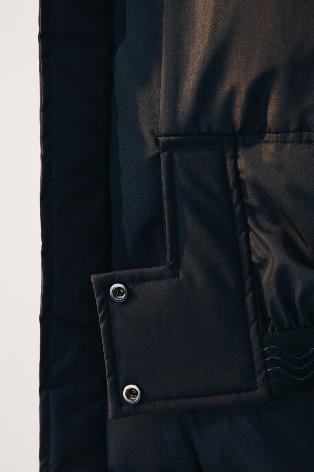 Куртка непромокаемая с нашивками - цвет черный - 8