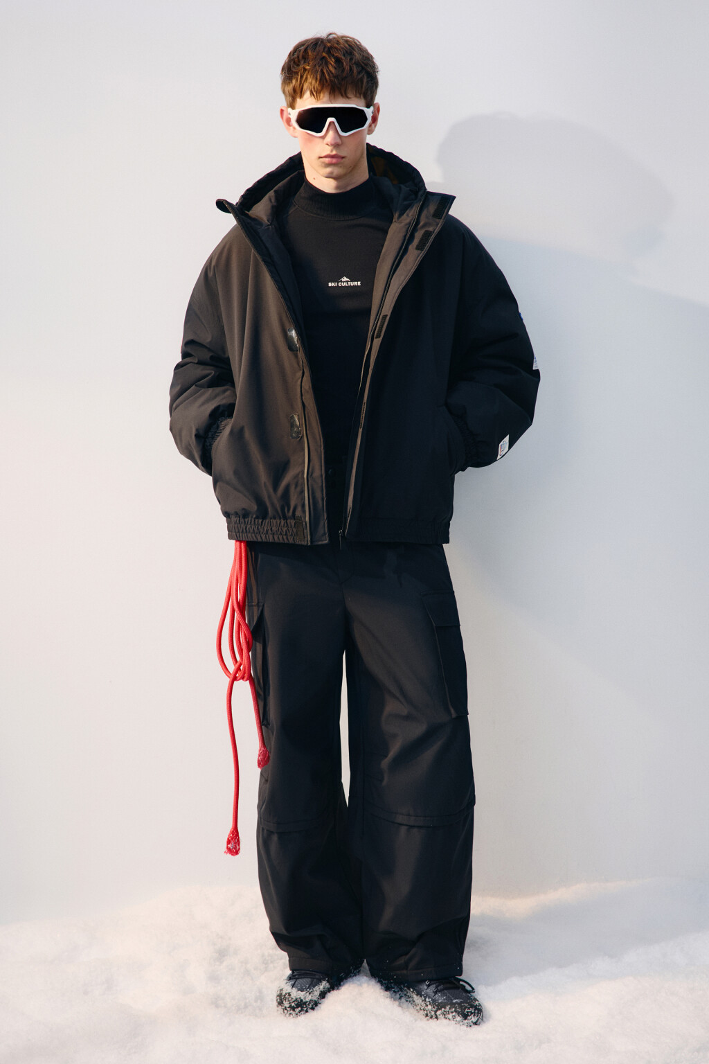 Брюки-карго горнолыжные непромокаемые - цвет черный - 5