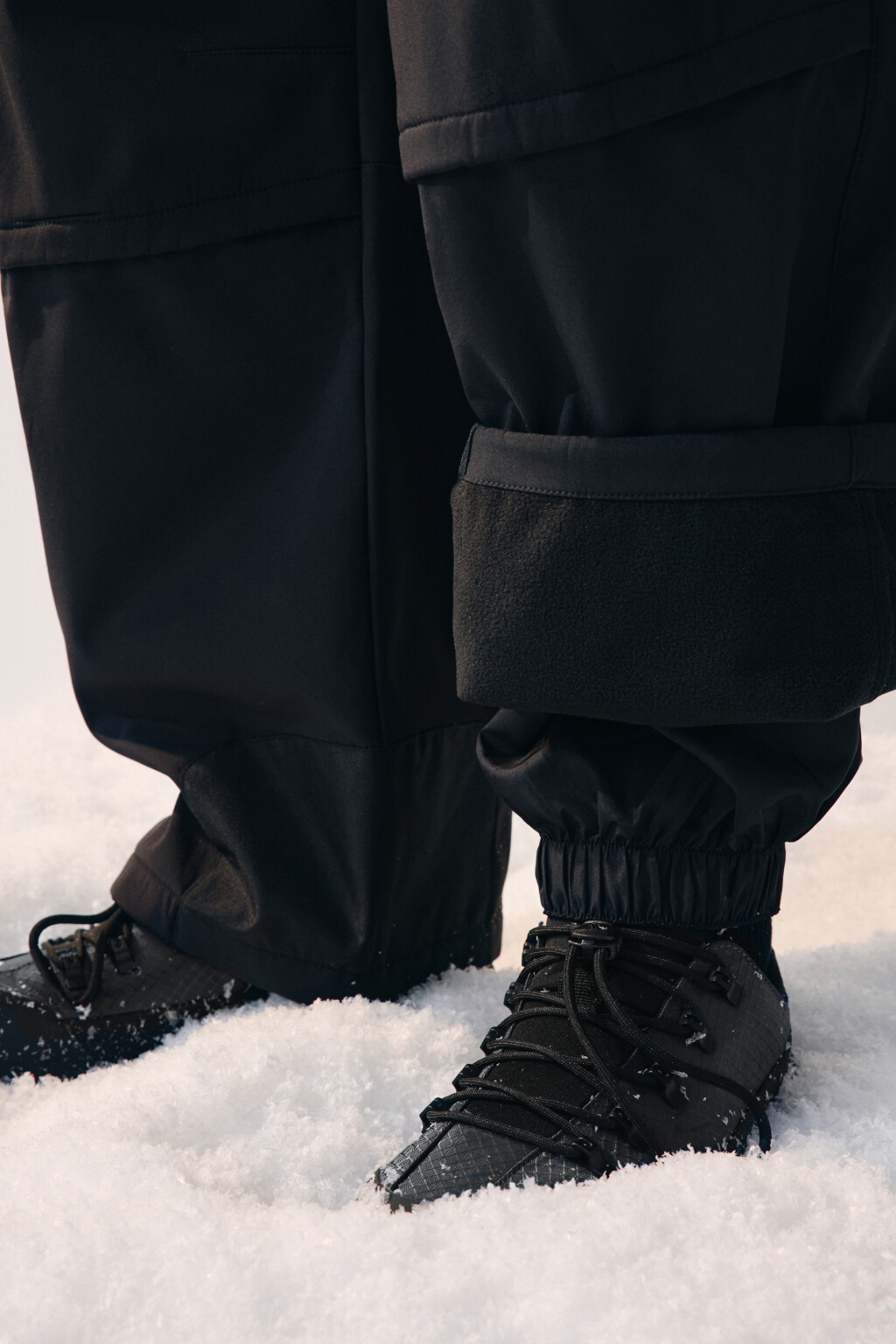 Брюки-карго горнолыжные непромокаемые - цвет черный - 8