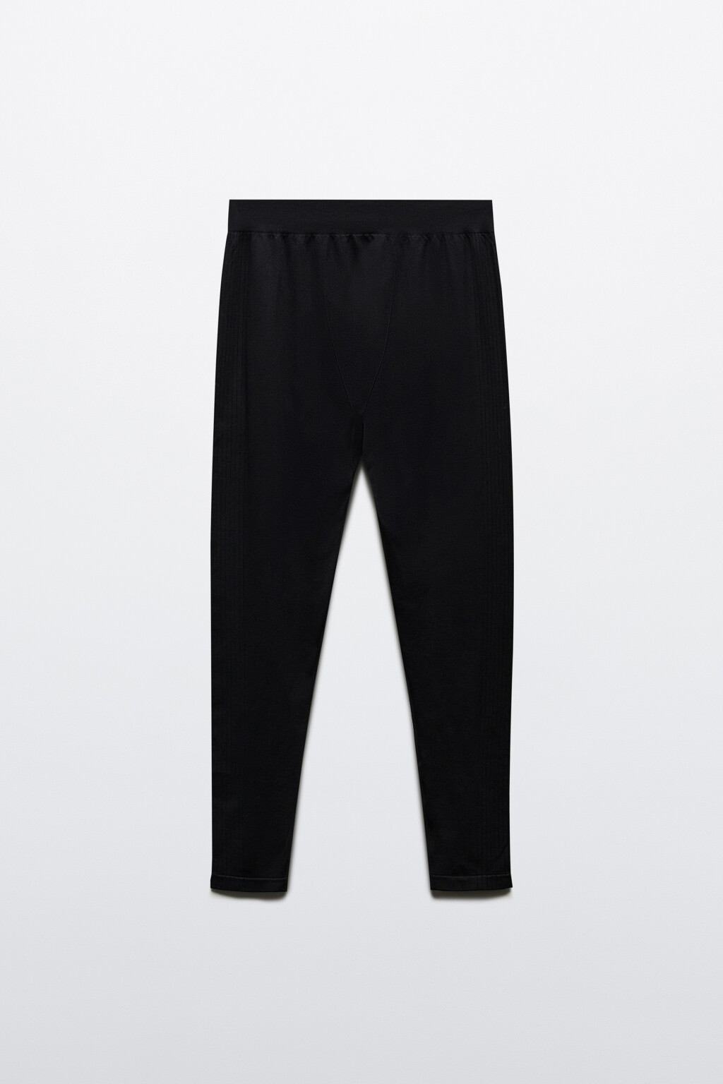 Леггинсы спортивные бесшовные - цвет черный - 8