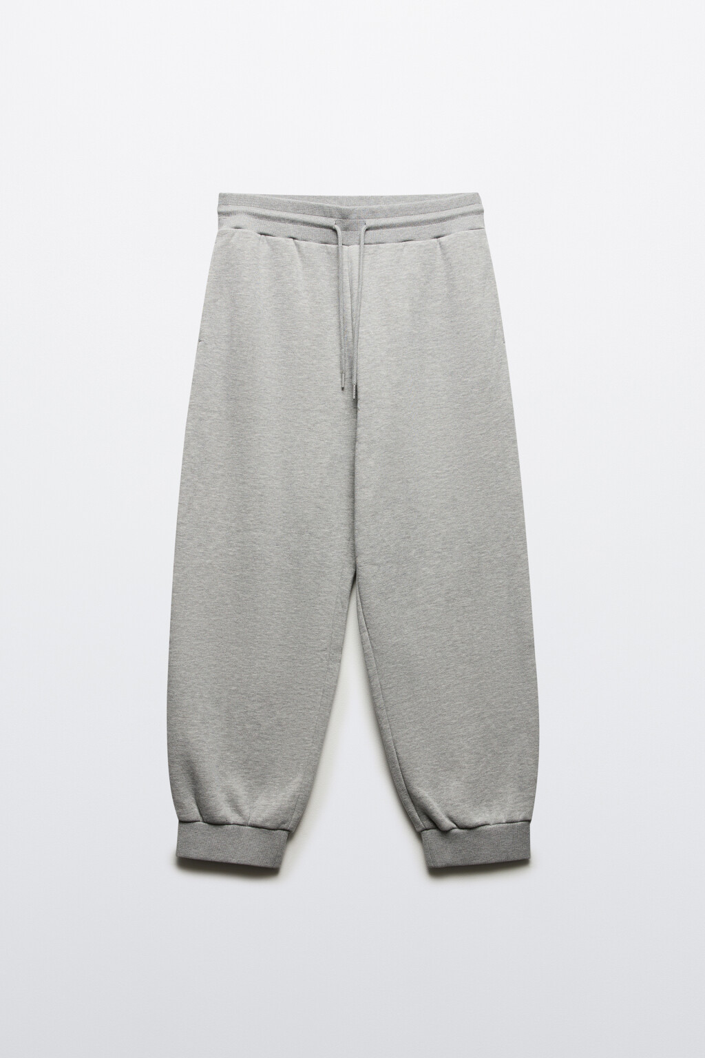 Брюки-джоггеры утепленные - цвет серый - 7