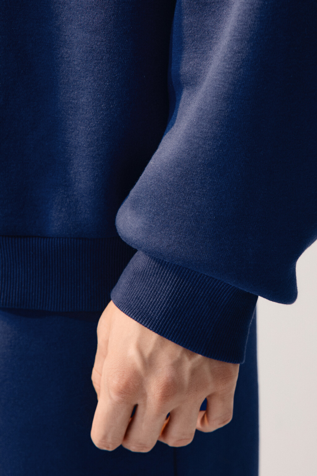 Худи с капюшоном и принтом - цвет синий - 7