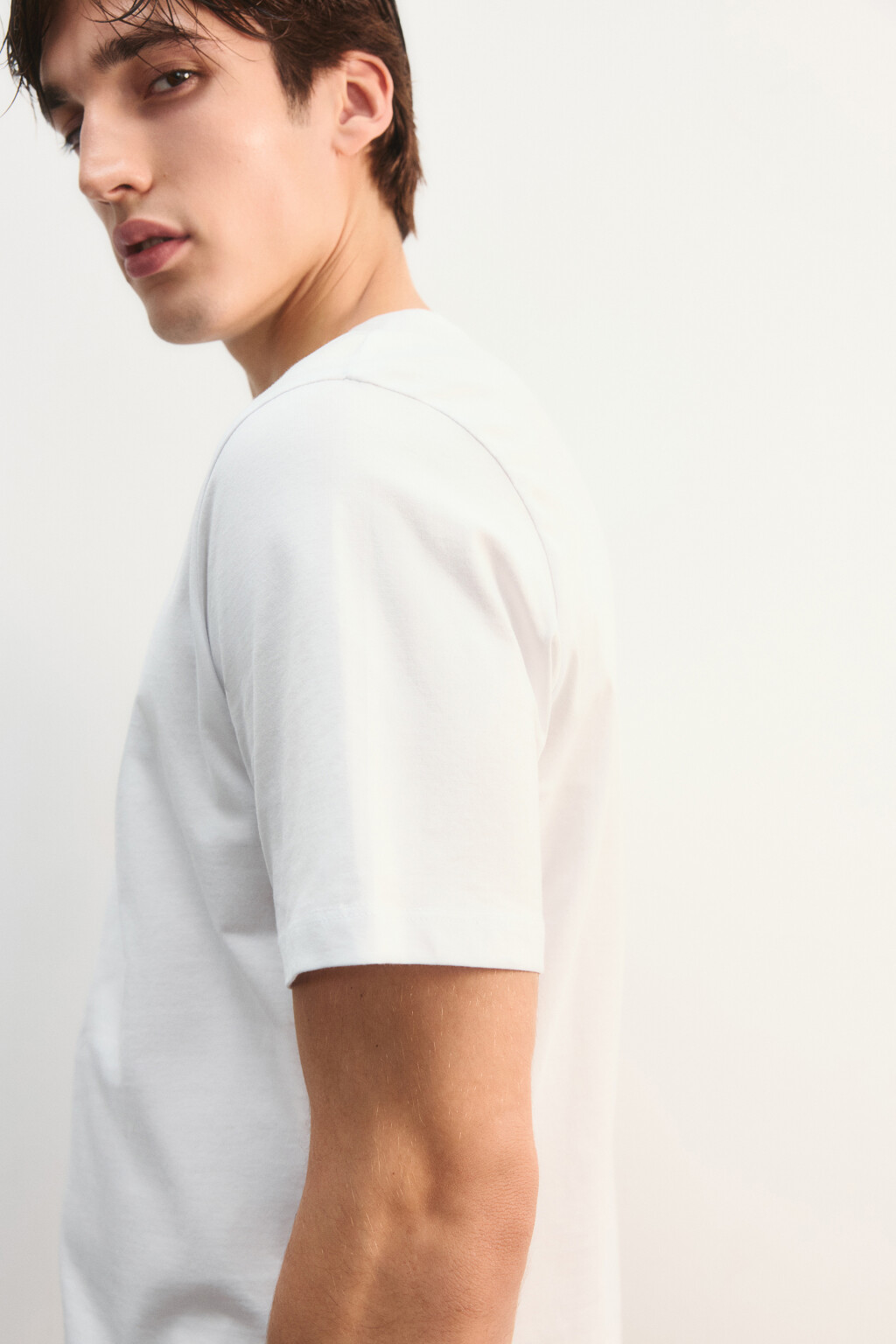 Футболка пижамная с новогодним принтом - цвет белый - 7