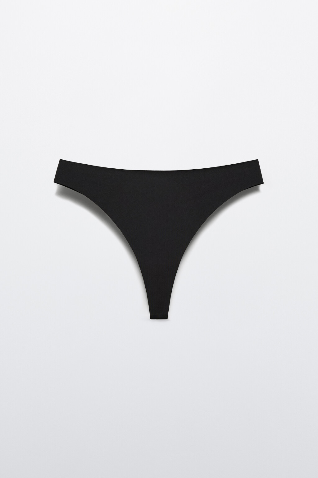 Трусы-стринги бесшовные - цвет черный - 5