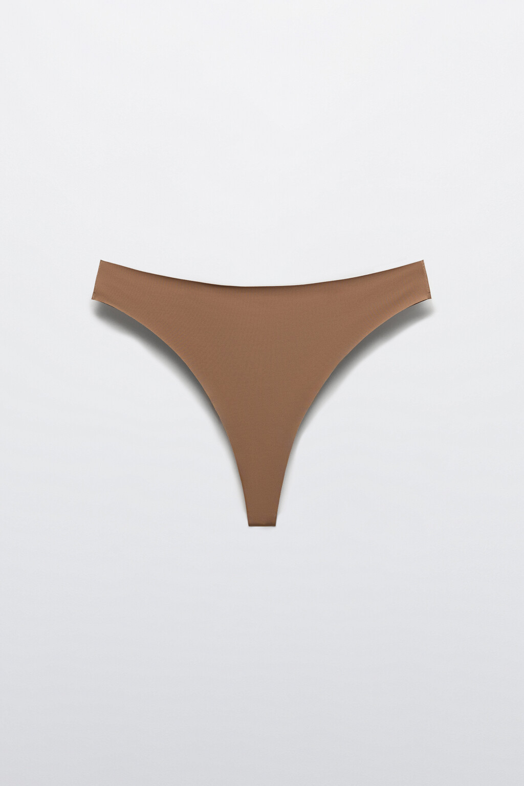 Трусы-стринги бесшовные - цвет коричневый - 6