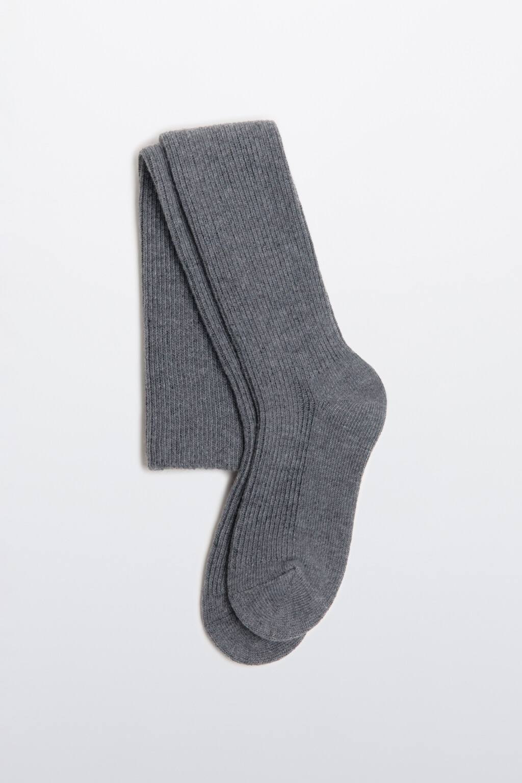 Гольфы с кашемиром и шерстью - цвет серый - 1