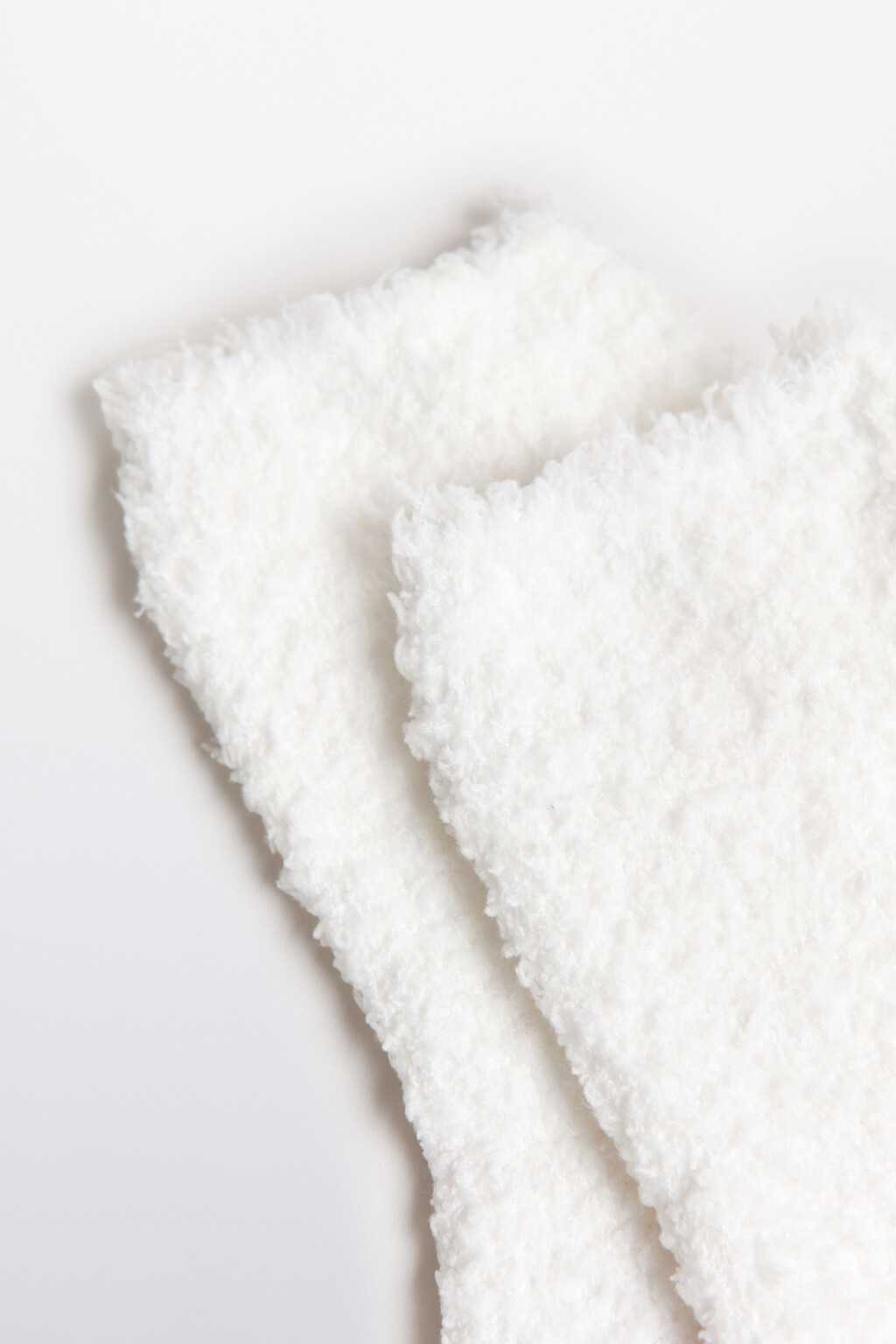 Носки махровые с принтом - цвет ванильный - 4