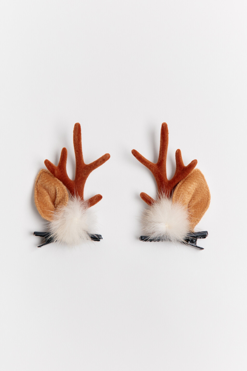 Заколки с ушками и рожками (2 штуки) - цвет мультиколор - 1