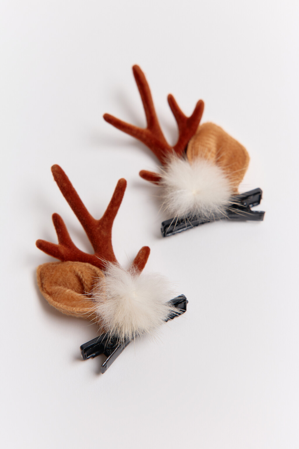 Заколки с ушками и рожками (2 штуки) - цвет мультиколор - 2