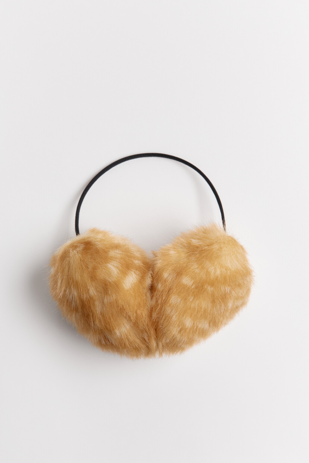 Наушники меховые с оленьим принтом - цвет мультиколор - 3