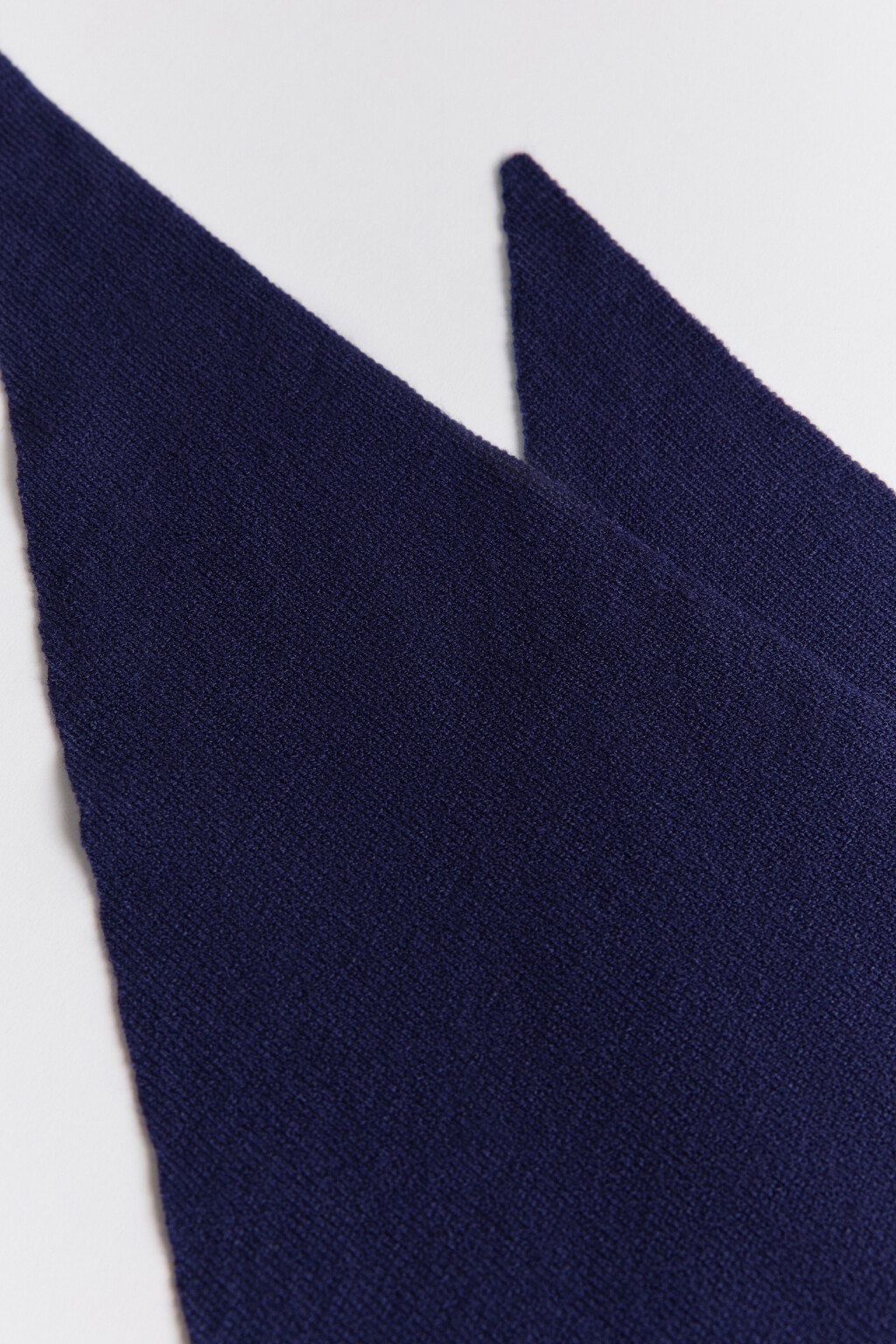 Косынка тонкая вязаная - цвет синий - 4