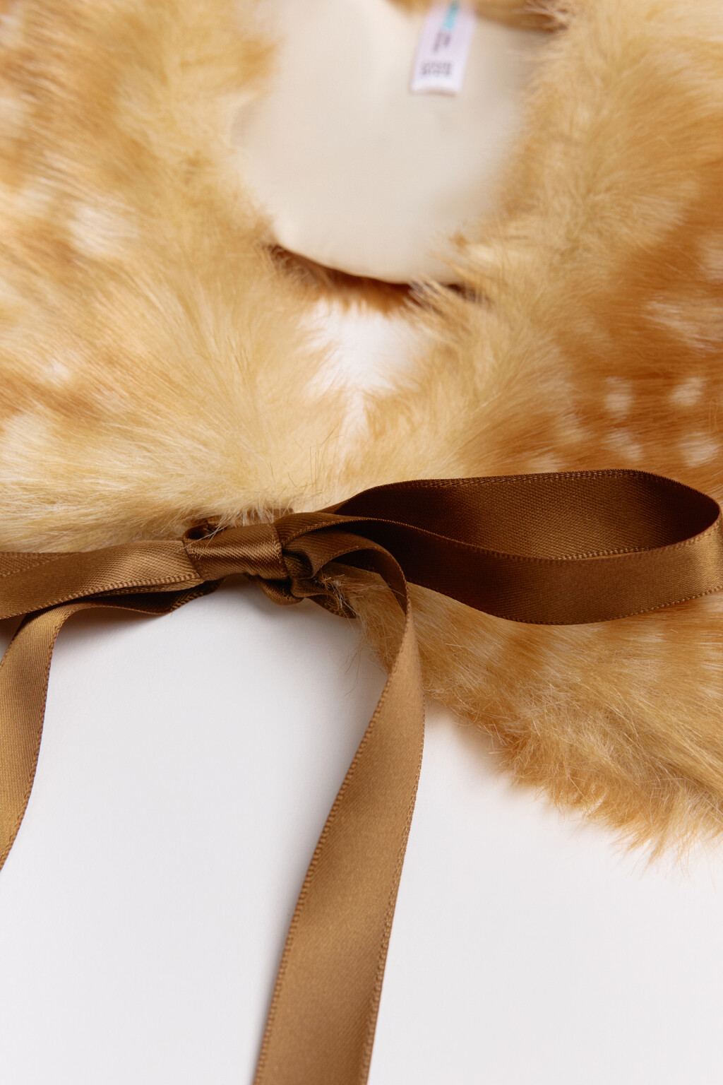 Воротник меховой с оленьим принтом - цвет мультиколор - 8