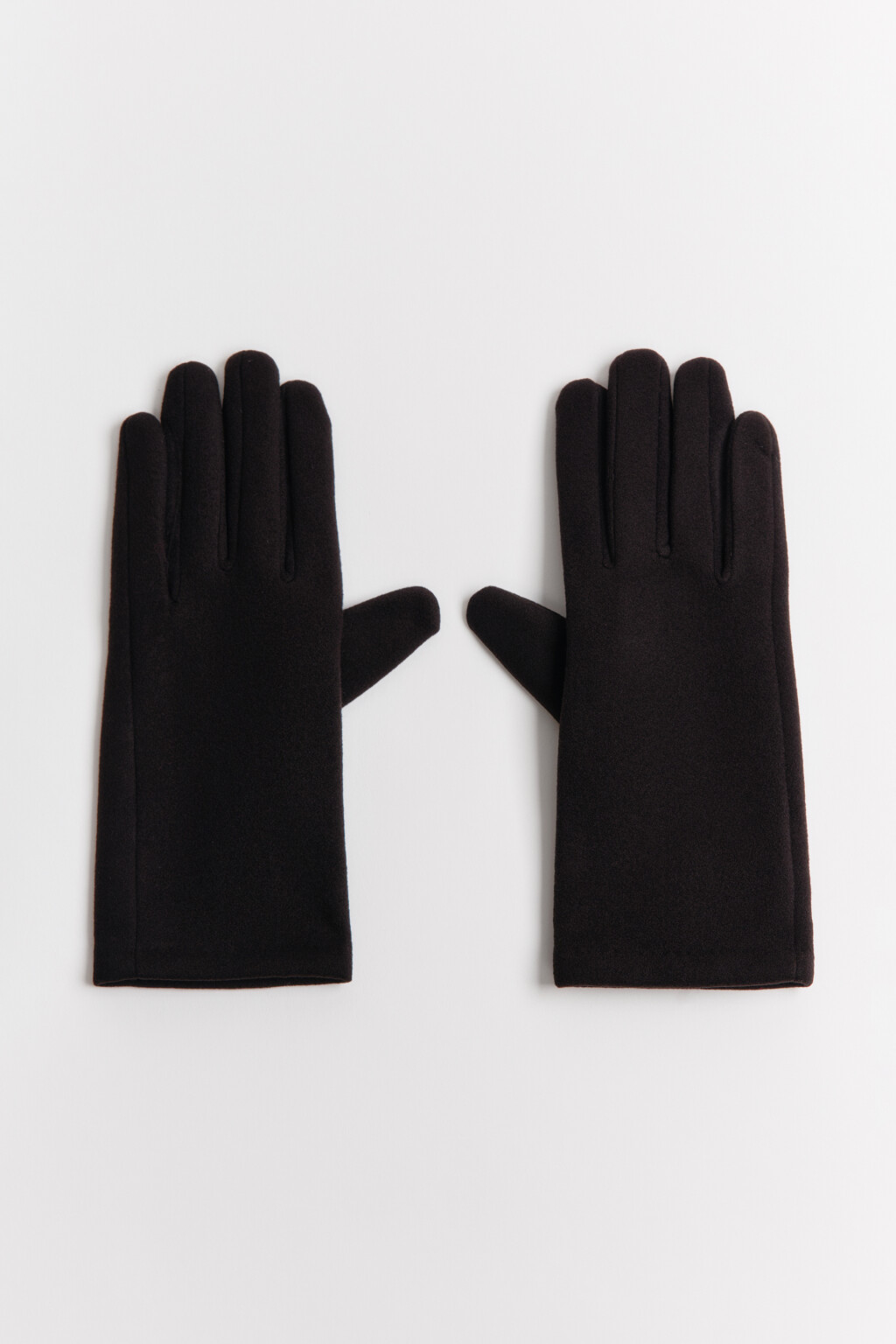 Перчатки текстильные - цвет черный - 1