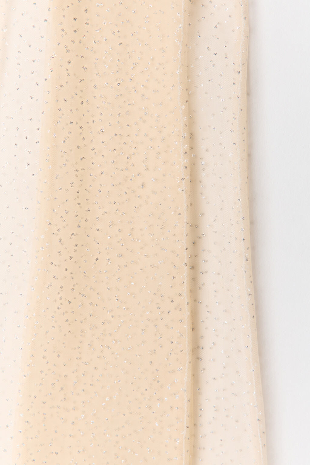 Перчатки длинные с люрексом - цвет желтый - 2