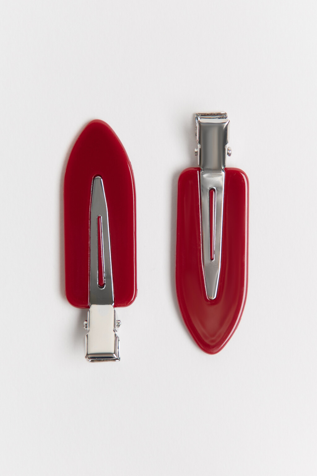 Набор заколок с контрастной вставкой (2 штуки) - цвет мультиколор - 2