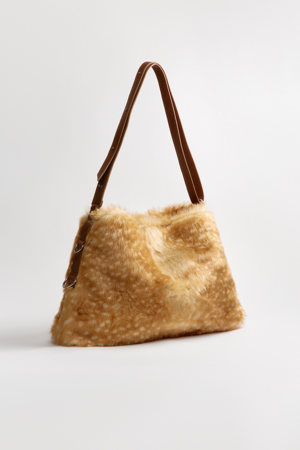 Сумка меховая с оленьим принтом - цвет мультиколор - 8