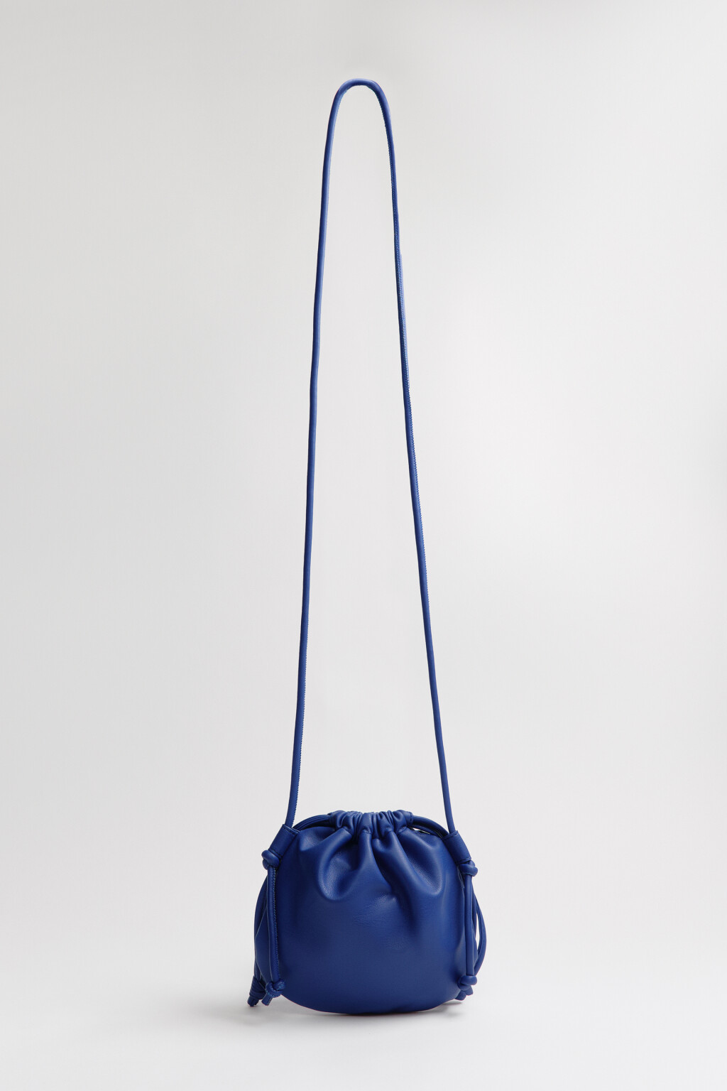 Сумка-кисет с завязками - цвет синий - 3
