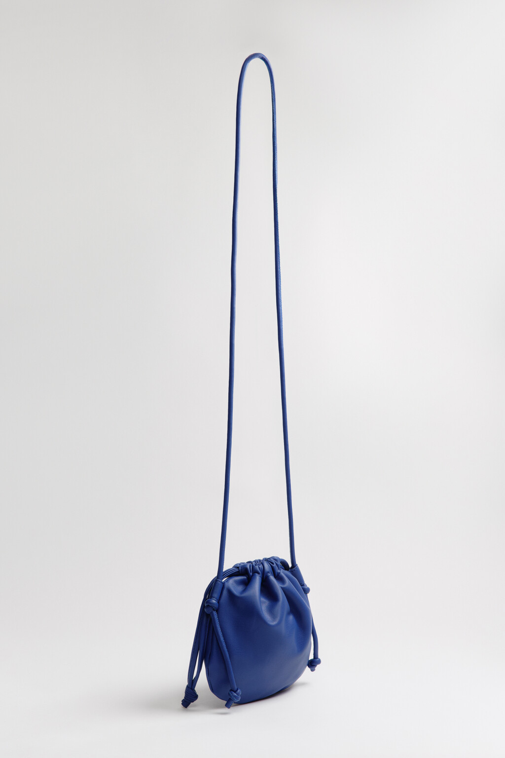 Сумка-кисет с завязками - цвет синий - 4