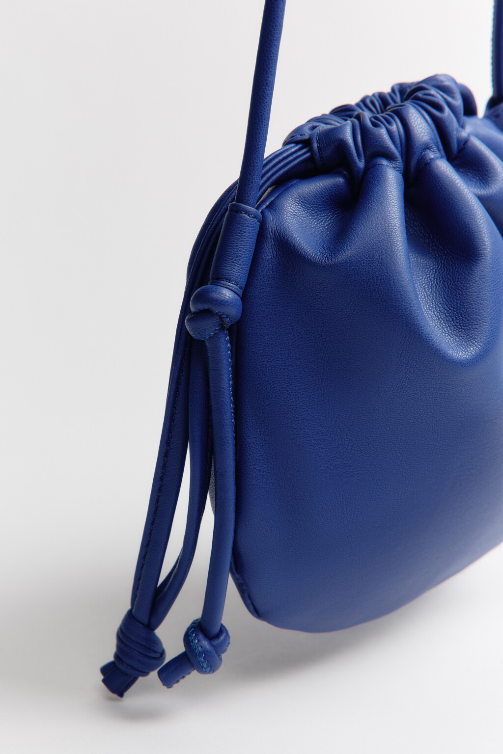 Сумка-кисет с завязками - цвет синий - 6