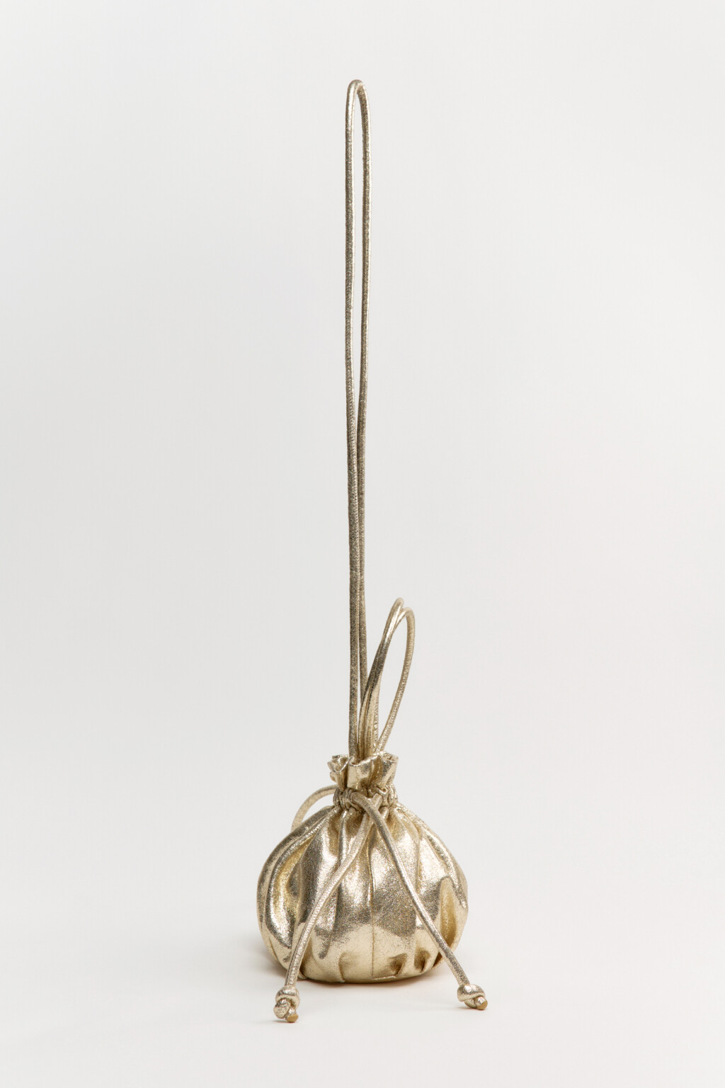 Сумка-кисет на завязках - цвет желтый - 8