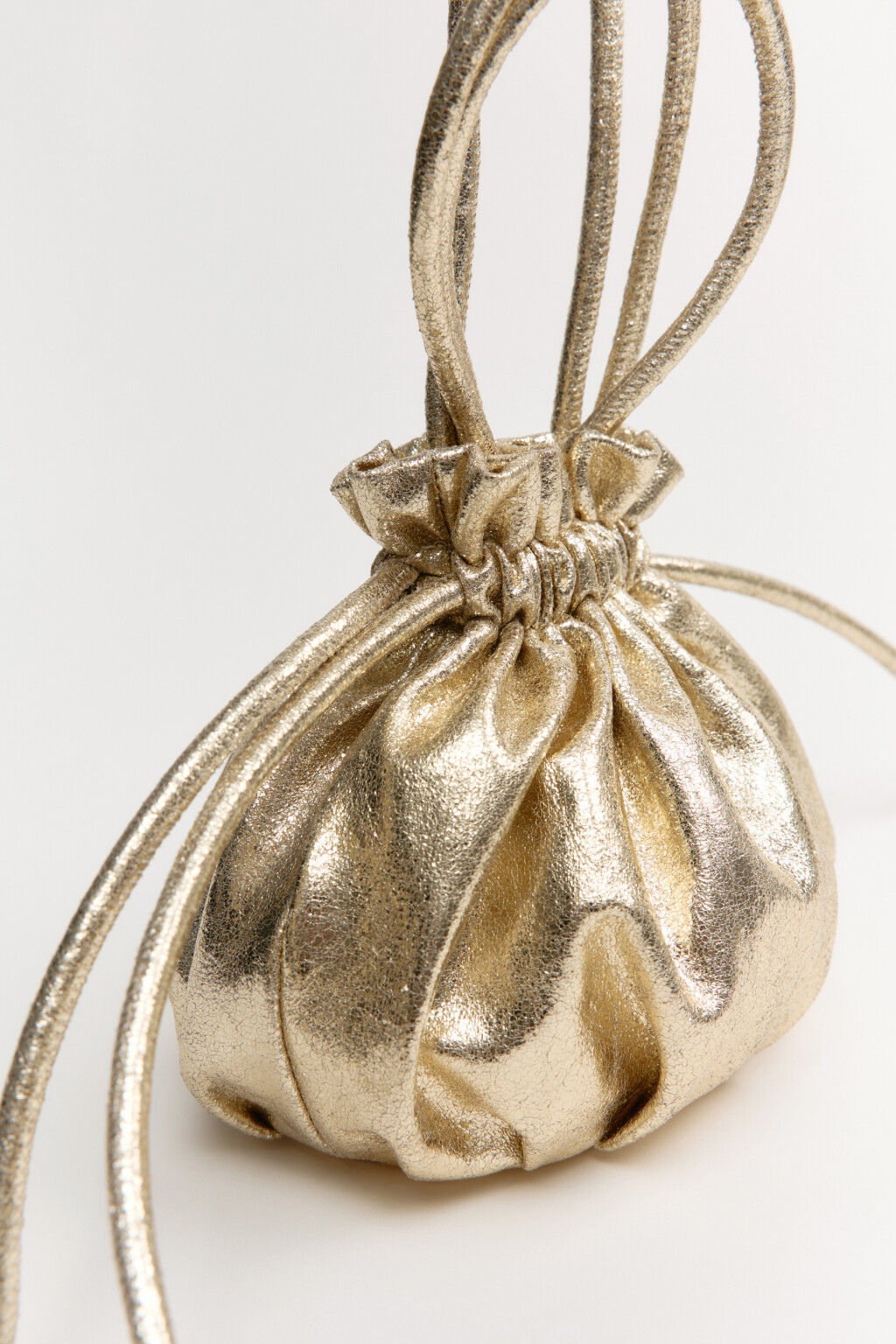 Сумка-кисет на завязках - цвет желтый - 9