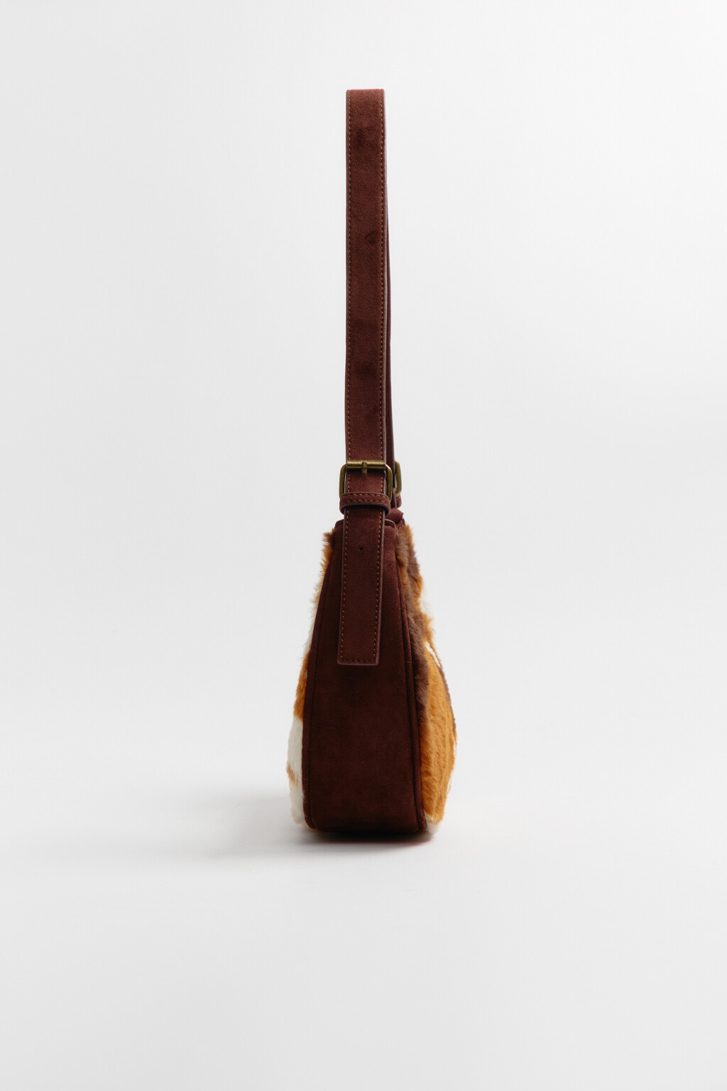 Сумка меховая с коровьим принтом - цвет мультиколор - 6