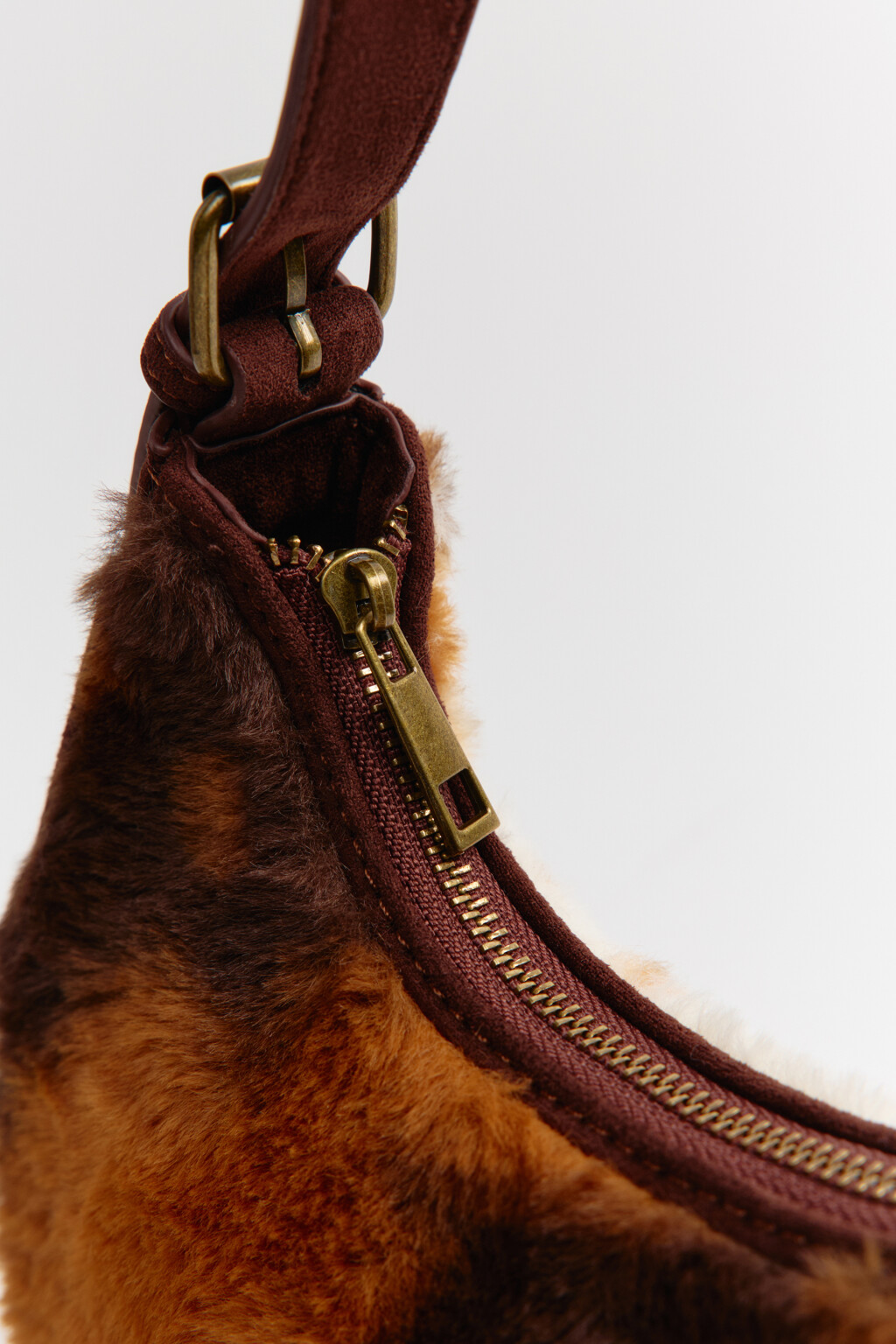 Сумка меховая с коровьим принтом - цвет мультиколор - 7