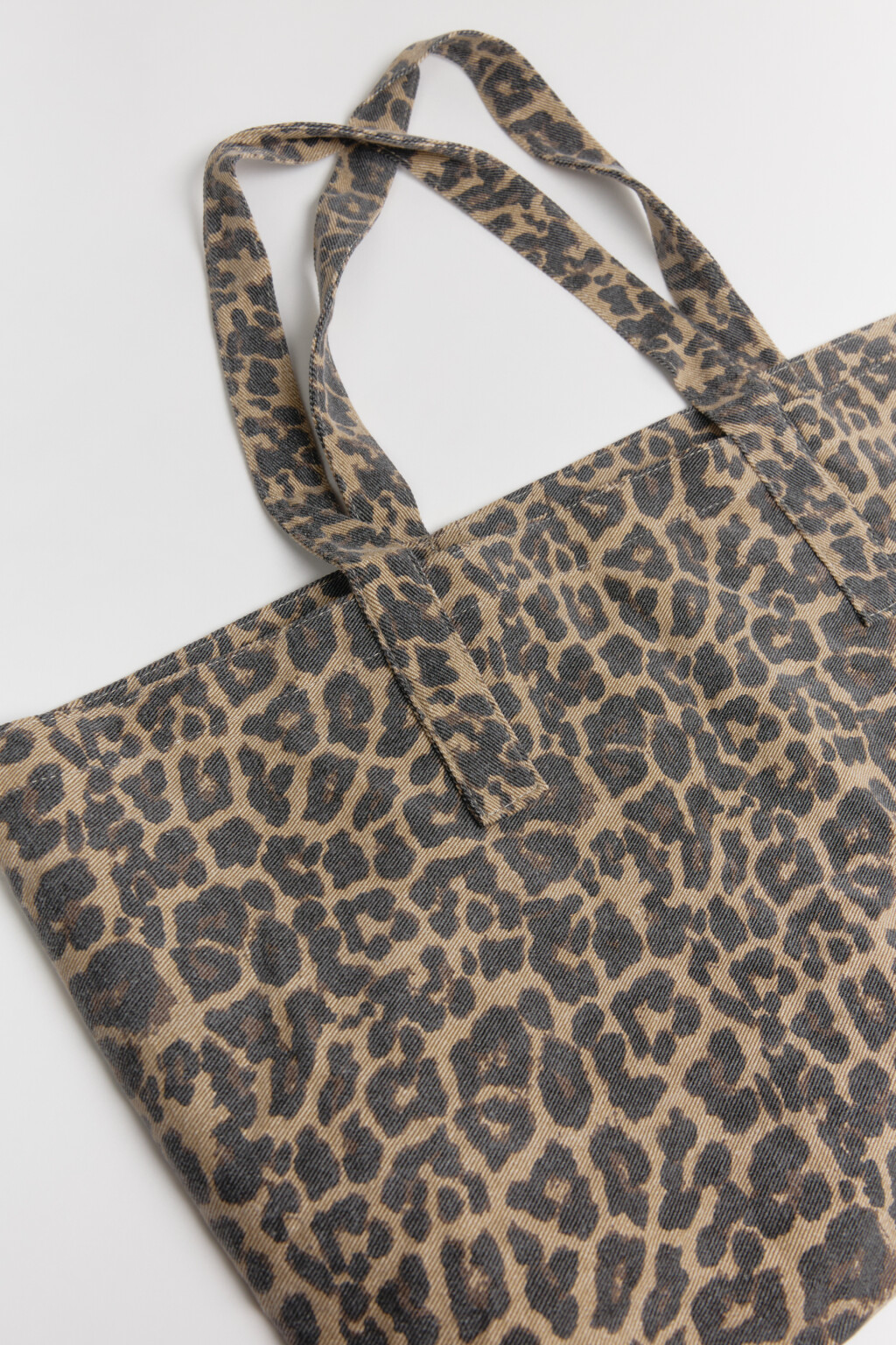 Сумка-шопер с леопардовым принтом - цвет мультиколор - 2