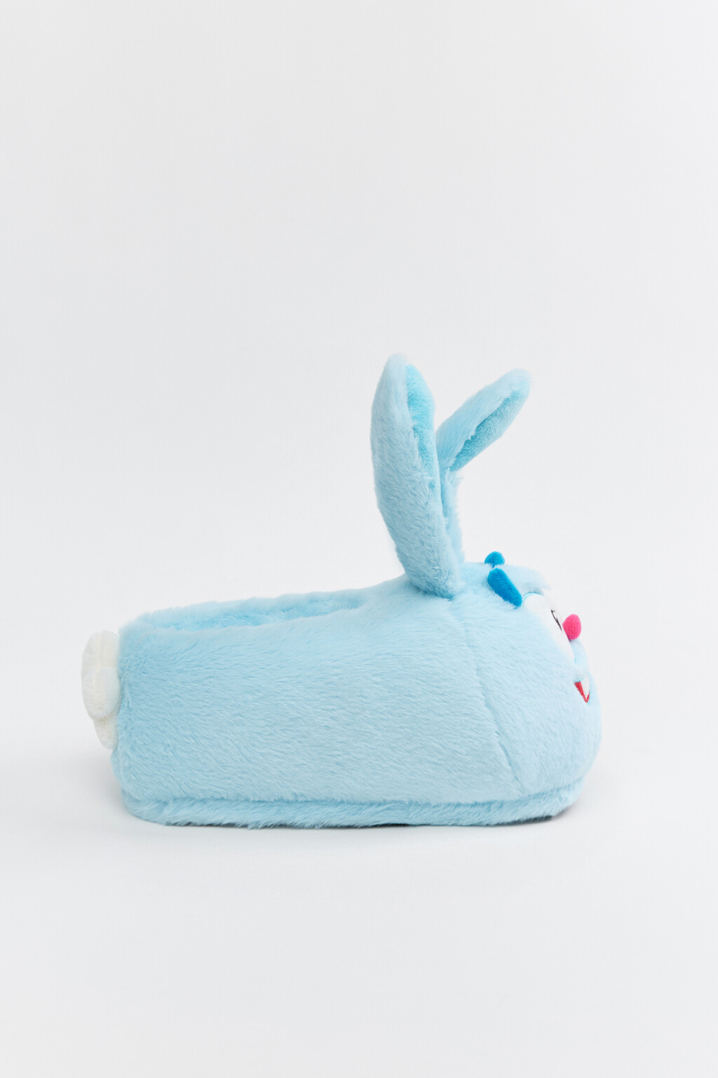 Тапочки-игрушки плюшевые - цвет голубой - 5