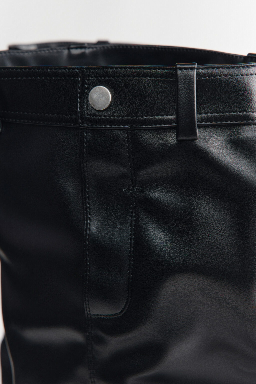 Сапоги на фигурном каблуке - цвет черный - 8