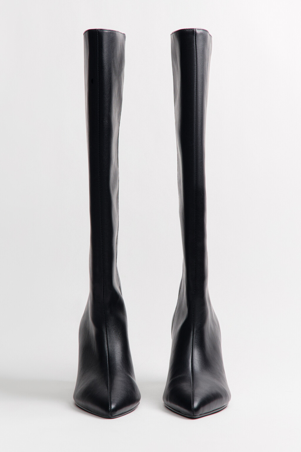 Сапоги-казаки высокие - цвет черный - 6