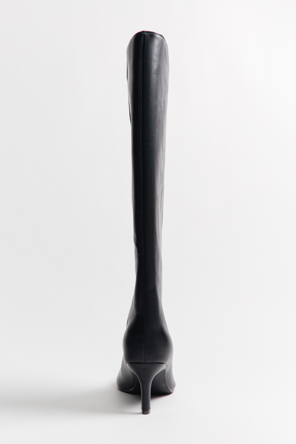 Сапоги-казаки высокие - цвет черный - 8