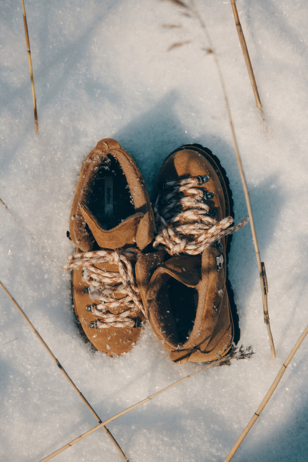 Ботинки унисекс из натуральной замши - цвет бежевый - 1