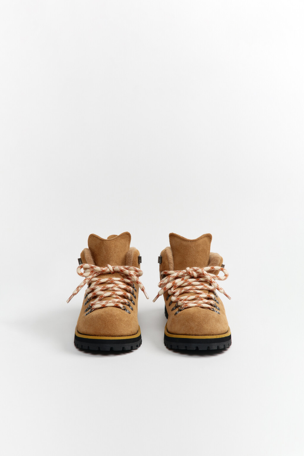 Ботинки унисекс из натуральной замши - цвет бежевый - 8